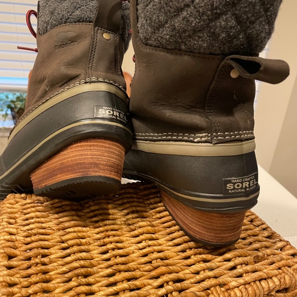 Sorel Woman’s Slimpack Lace II Boot Womens size 11 Dark Brown /Black NL2348-010 - Picture 2 of 5